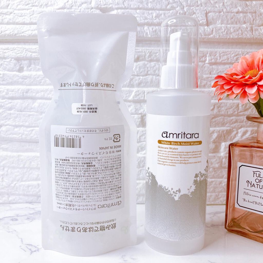 ホワイトバーチモイストウォーター/AMRITARA/化粧水を使ったクチコミ(1枚目)