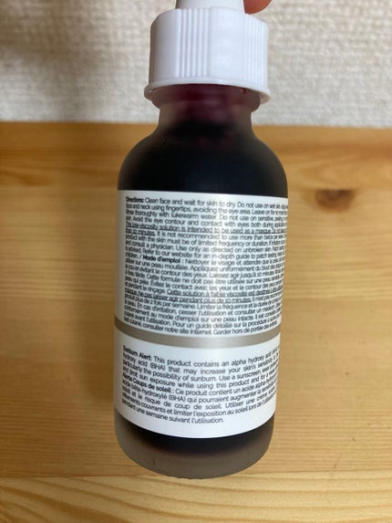 AHA 30% + BHA 2% Peeling Solution/The Ordinary/ピーリングを使ったクチコミ(2枚目)