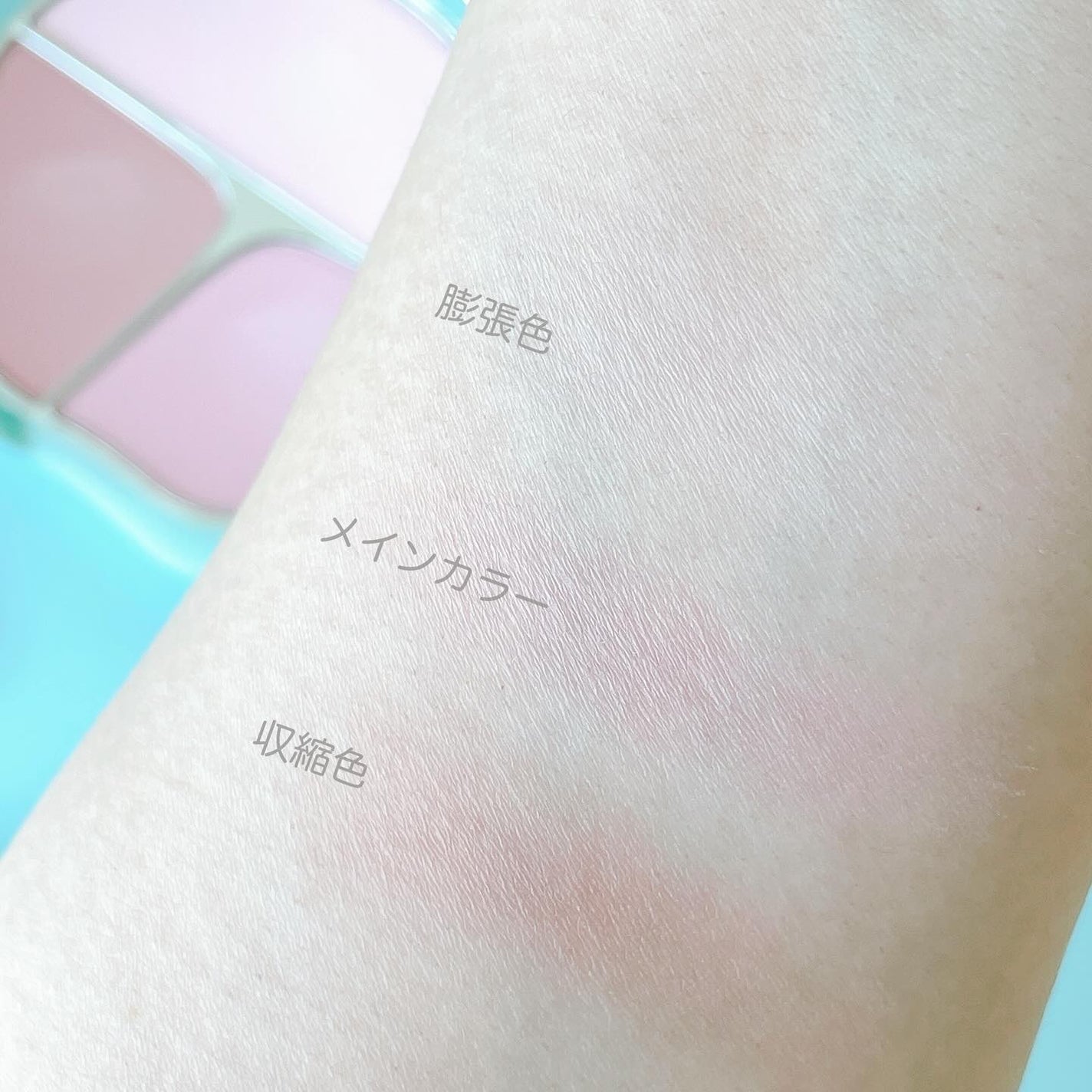 TIMAGE 3色チークパレット/TIMAGE/パウダーチークを使ったクチコミ(4枚目)