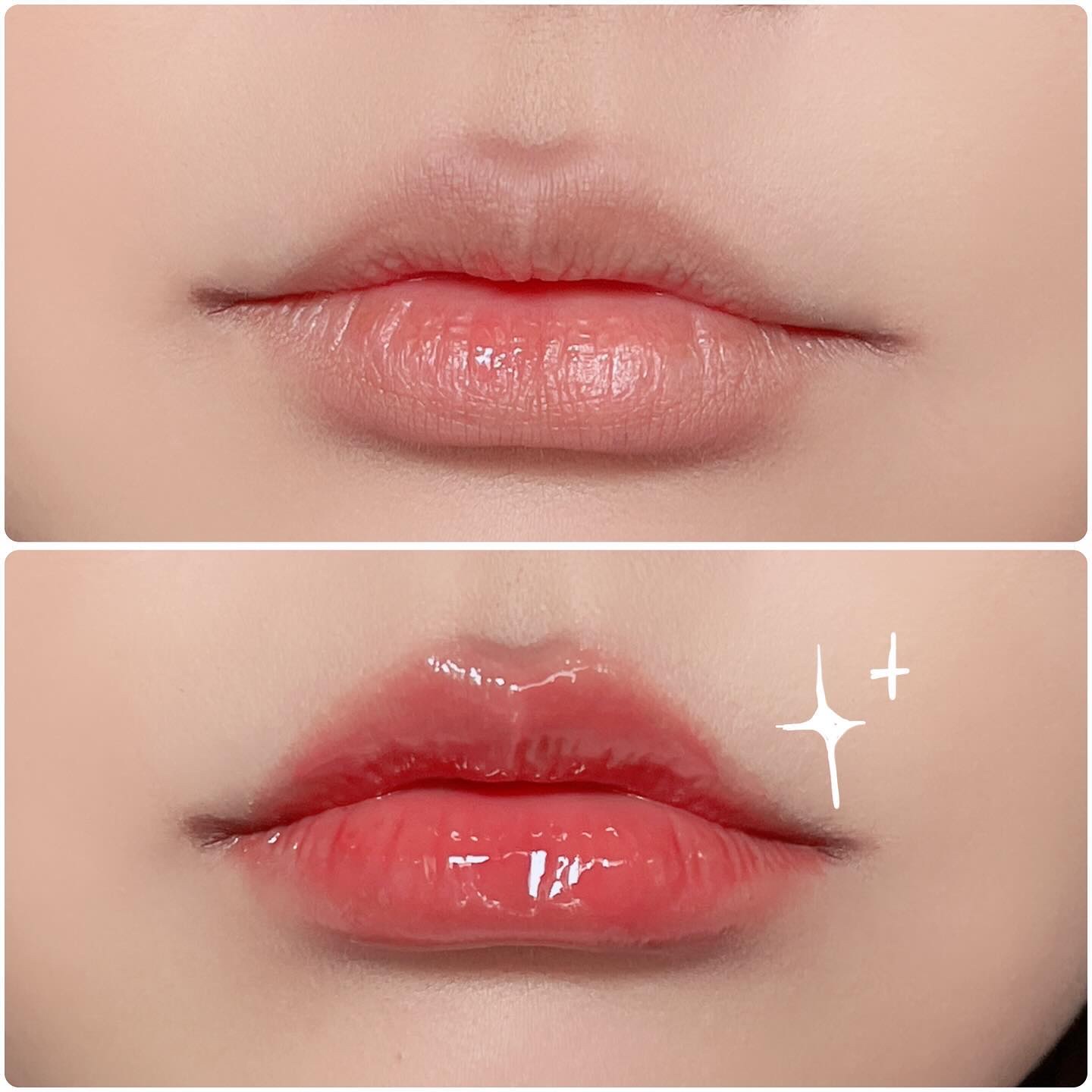 ゲットイットティントグレーズバーム/TONYMOLY/リップティントを使ったクチコミ（3枚目）