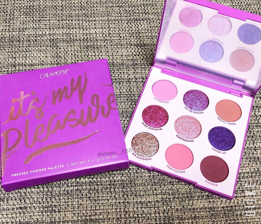 it's my pleasure/ColourPop/アイシャドウパレットを使ったクチコミ（1枚目）