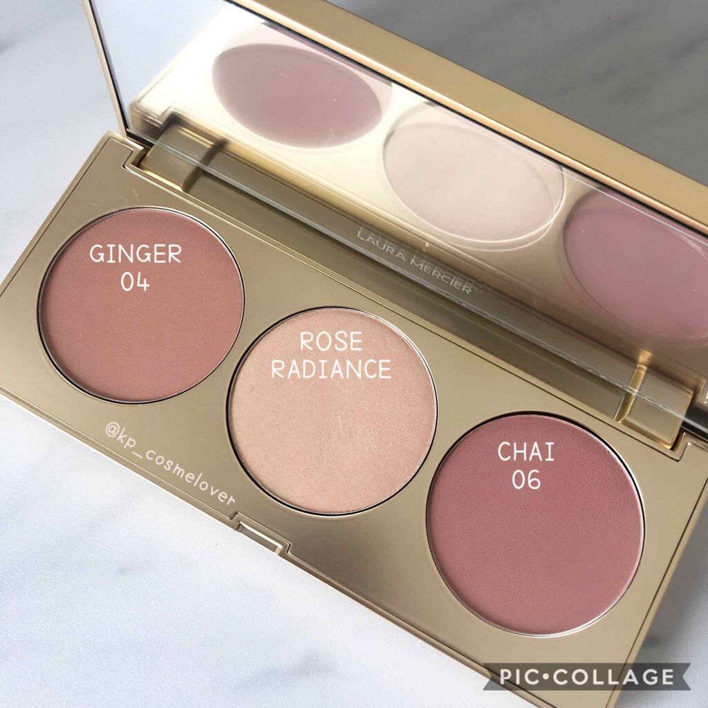 ボンジュール トーキョー フェイス アンド チーク パレット/ローラ メルシエ/パウダーチークを使ったクチコミ（3枚目）