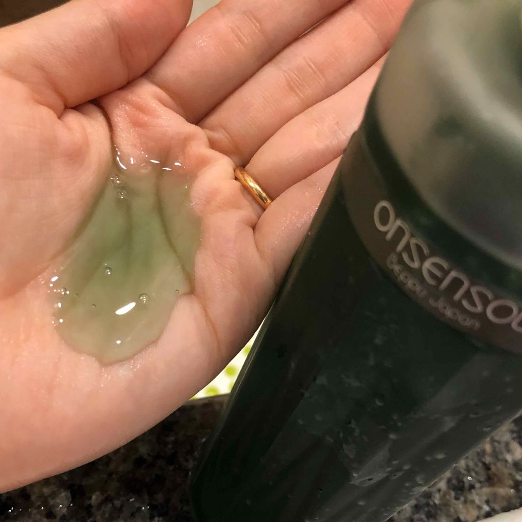 温泉藻配合頭皮ケアシャンプー／トリートメント/ONSENSOU/市販シャンプーを使ったクチコミ（2枚目）