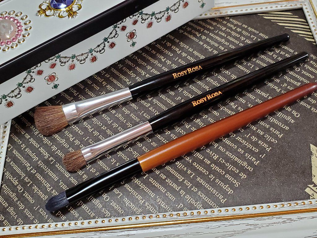 熊野筆 アイシャドウ用 S/ロージーローザ/メイクブラシを使ったクチコミ（1枚目）