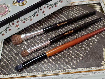熊野筆 アイシャドウ用 M/ロージーローザ/メイクブラシを使ったクチコミ(1枚目)