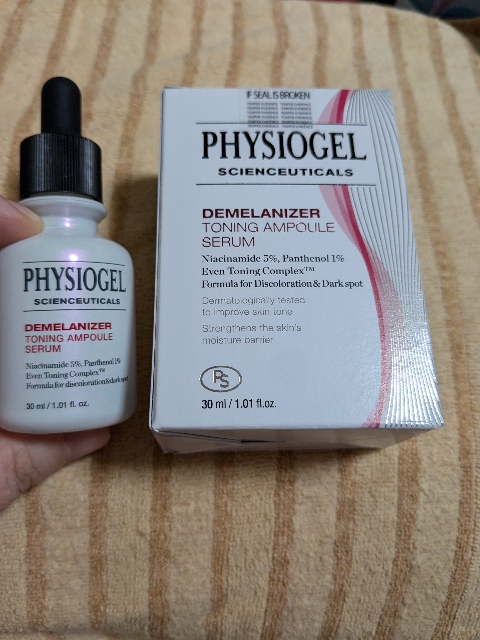 ディメラナイザートーニングアンプル/PHYSIOGEL/美容液を使ったクチコミ（1枚目）