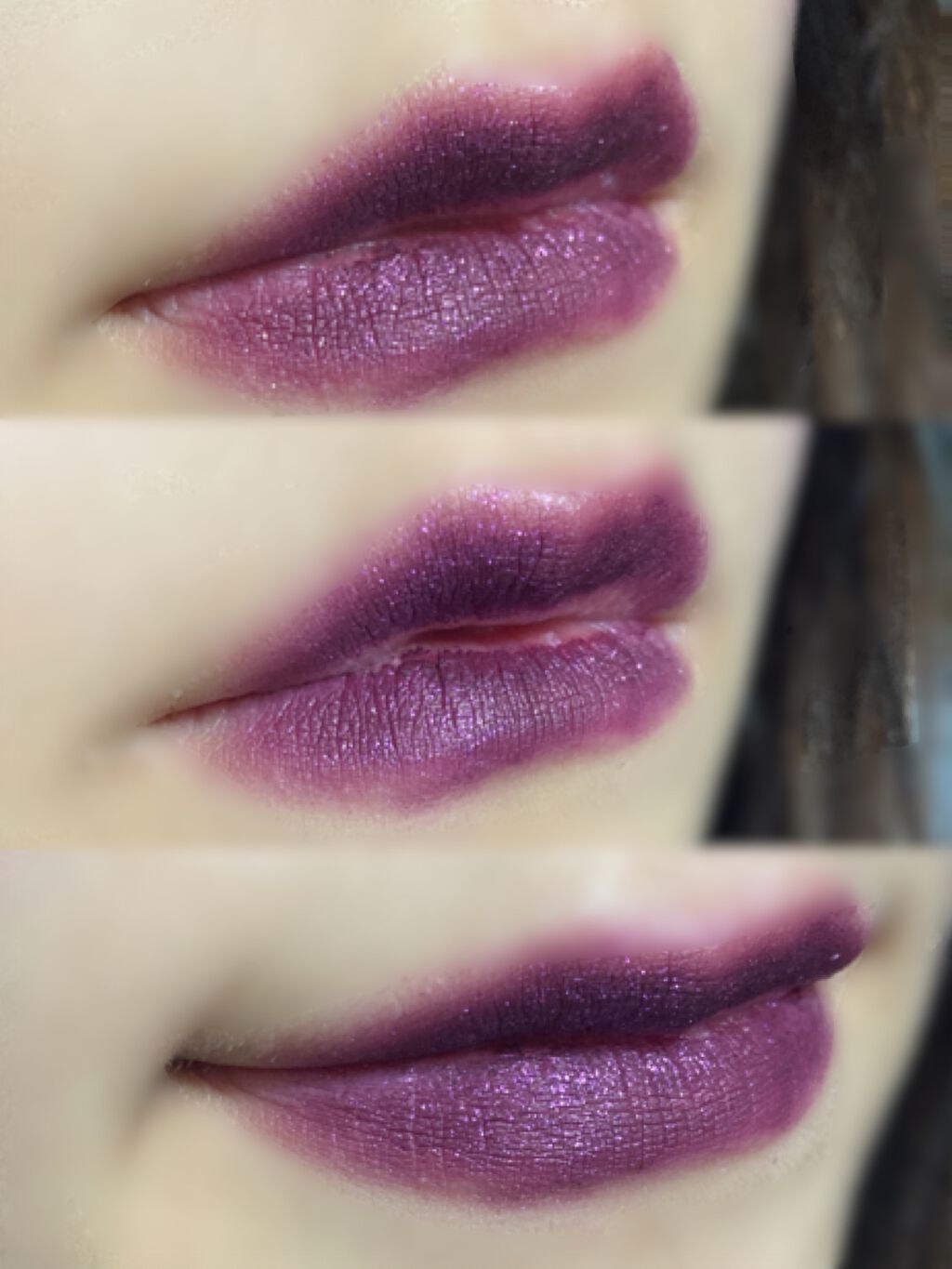 ウォーリアー グリッター リップ カラー/REVLON/口紅を使ったクチコミ(3枚目)