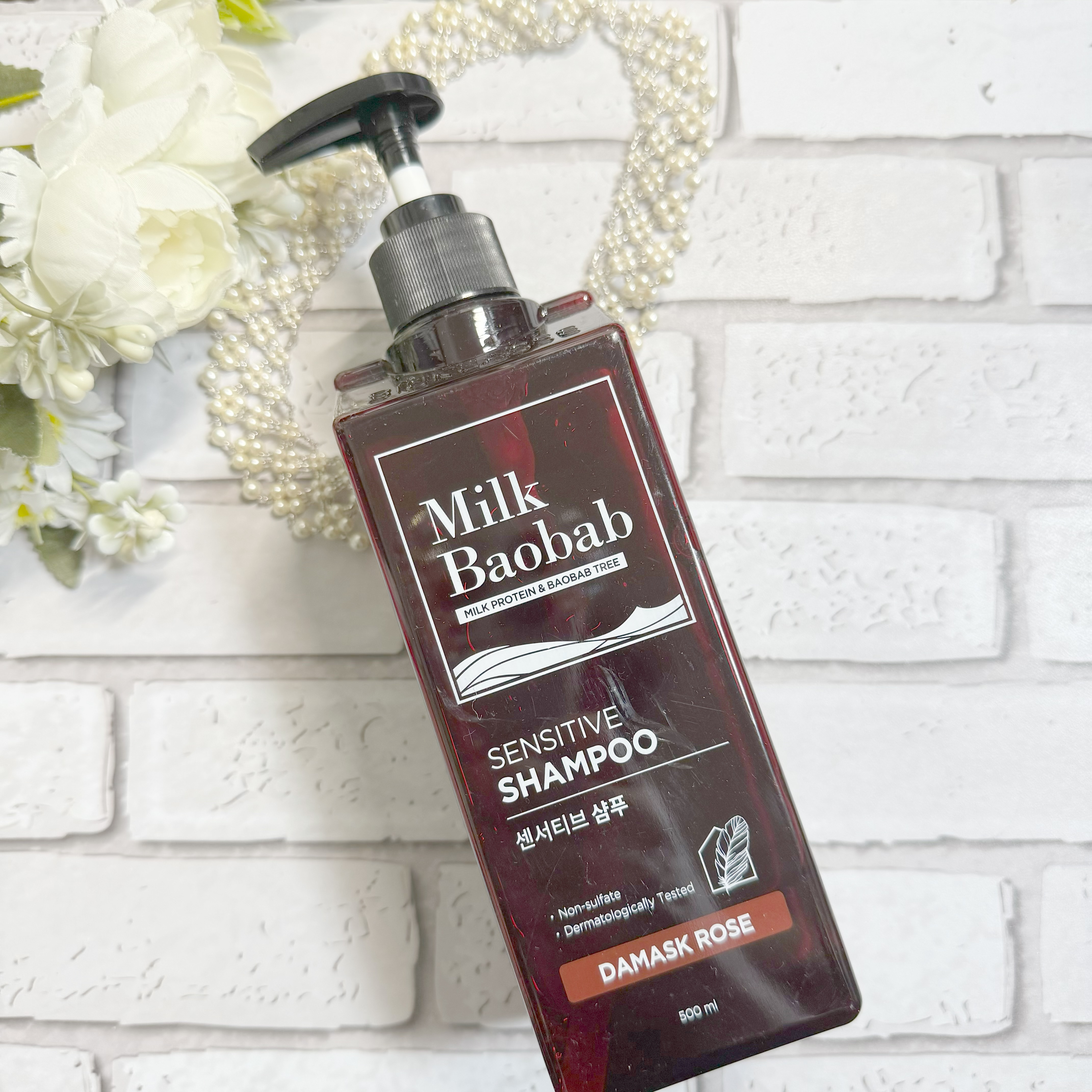 センシティブ シャンプー / トリートメント ダマスクローズ/ミルクバオバブ/市販シャンプーを使ったクチコミ（2枚目）