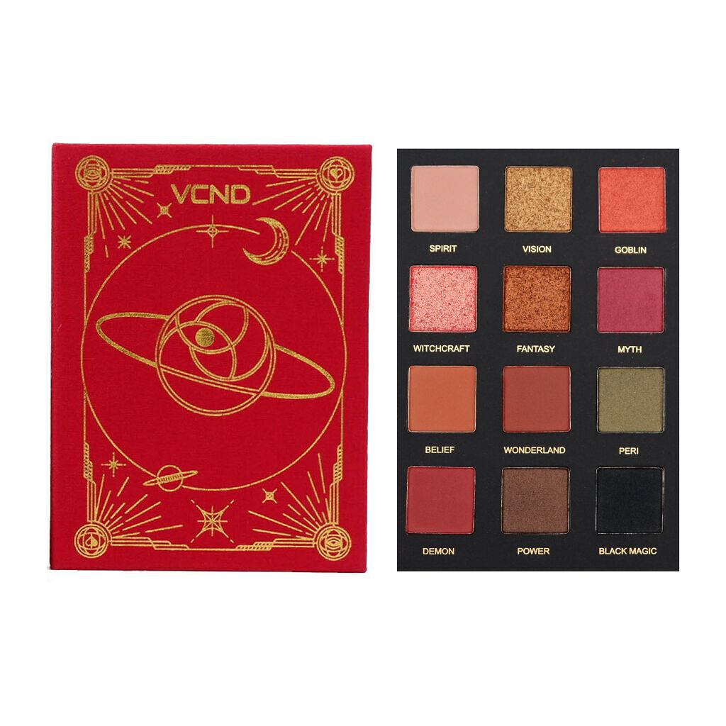 星空12色アイシャドウパレット red(レッド)