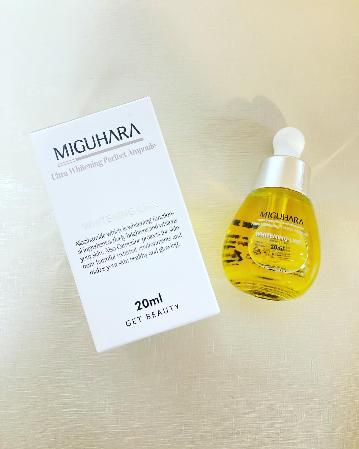 Ultra Whitening Perfect Ampoule/MIGUHARA/美容液を使ったクチコミ(1枚目)