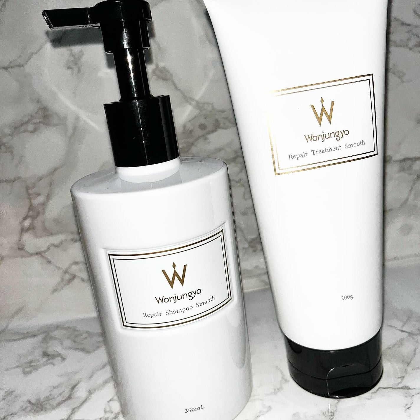 ウォンジョンヨ リペアシャンプー スムース/リペアトリートメント スムース/Wonjungyo/市販シャンプーを使ったクチコミ(1枚目)