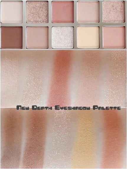 ニューデップスアイシャドウパレット/hince/アイシャドウパレットを使ったクチコミ(2枚目)