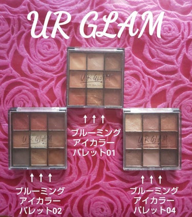 UR GLAM　BLOOMING EYE COLOR PALETTE/U R GLAM/アイシャドウパレットを使ったクチコミ（2枚目）