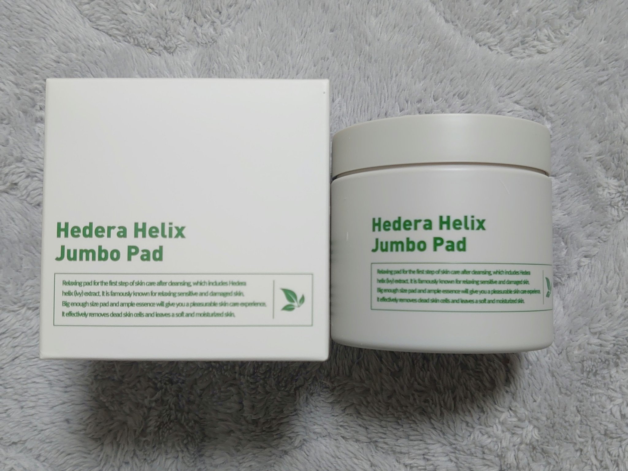 ヘデラヘリックスジャンボパッド/Milk Touch/トナーパッドを使ったクチコミ（1枚目）