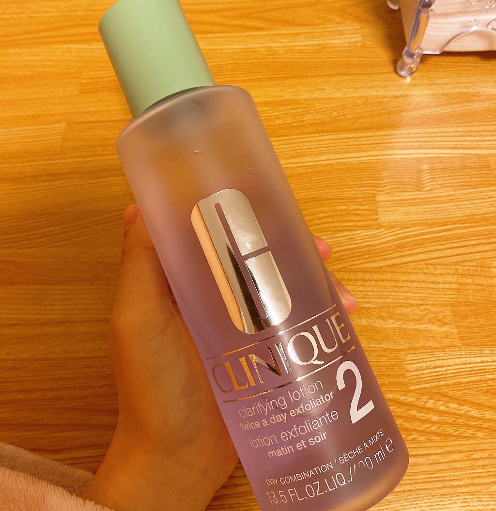 クラリファイング ローション 2/CLINIQUE/拭き取り化粧水を使ったクチコミ（1枚目）