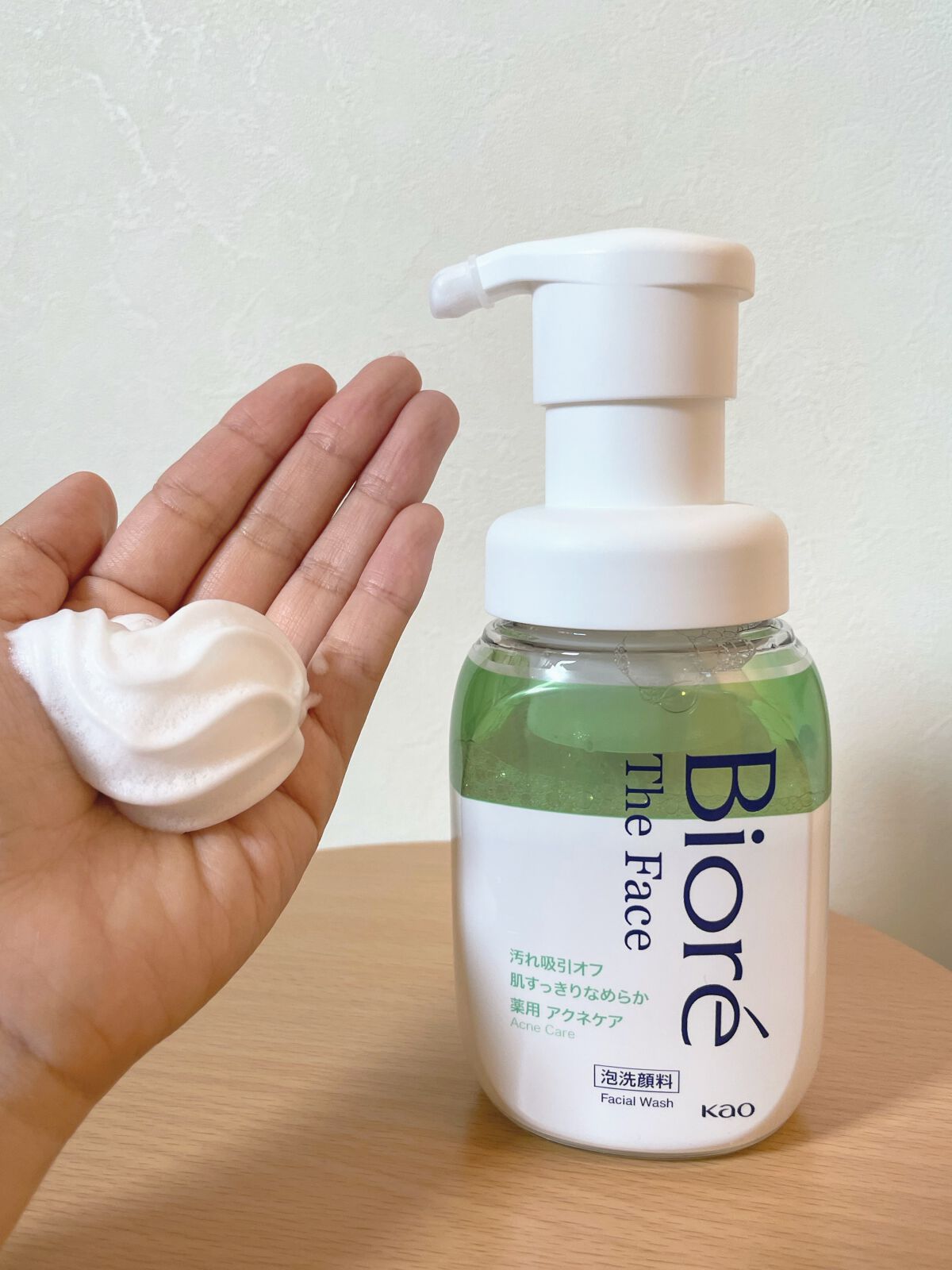 ビオレ ザフェイス 泡洗顔料 アクネケア/ビオレ/泡洗顔を使ったクチコミ(1枚目)