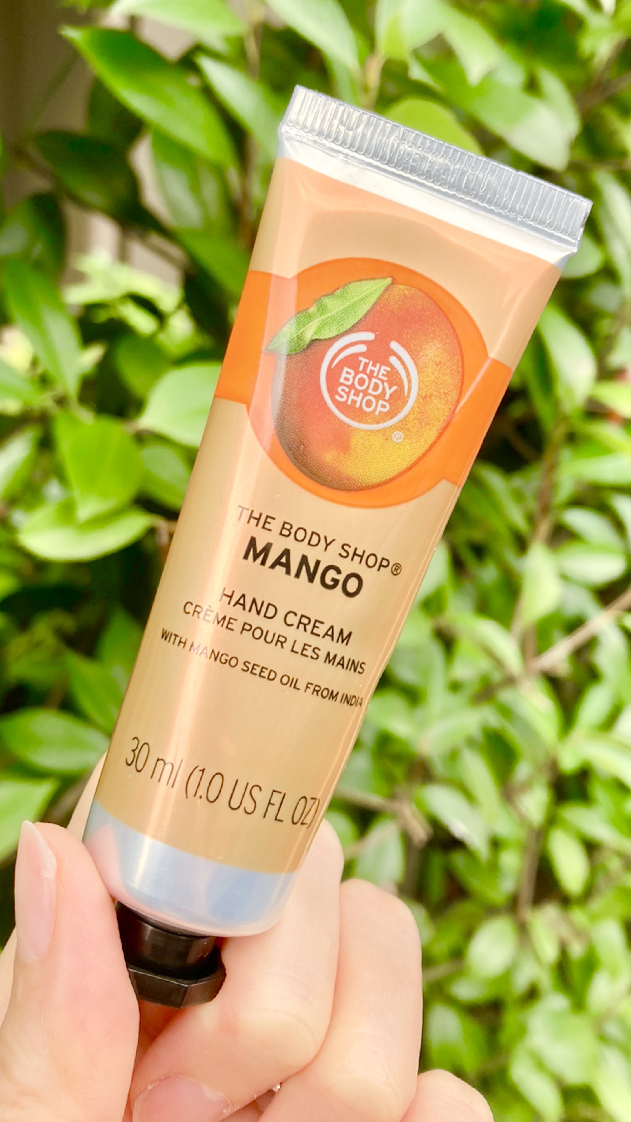 ハンドクリーム マンゴー/THE BODY SHOP/ハンドクリームを使ったクチコミ（1枚目）