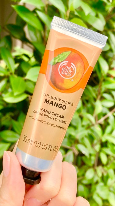 THE BODY SHOP ハンドクリーム マンゴーのクチコミ「マンゴーのシャワージェルの香りが

かなり気に入ったので、

ハンドクリームも気になっていて購.....」（1枚目）