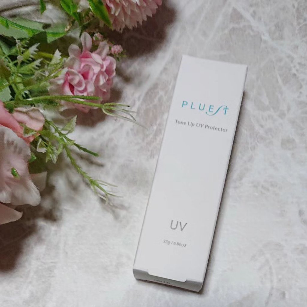 トーンアップUVプロテクター/PLUEST/日焼け止めクリームを使ったクチコミ（1枚目）