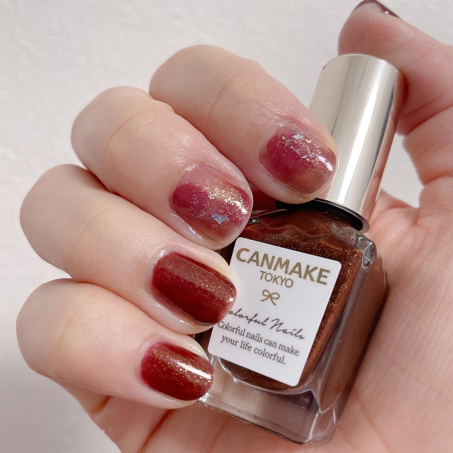 カラフルネイルズ N92 #girlsnightout/キャンメイク/マニキュアを使ったクチコミ（1枚目）