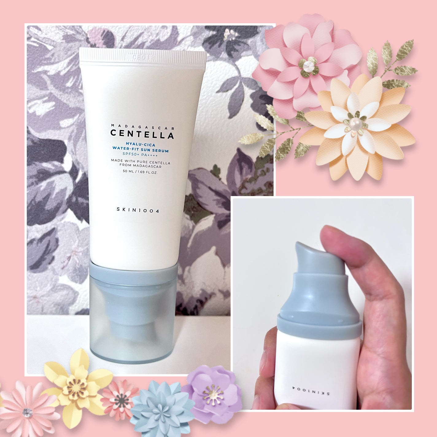 ヒアルーシカ ウォーターフィット サンセラム/SKIN1004/日焼け止めローションを使ったクチコミ(1枚目)