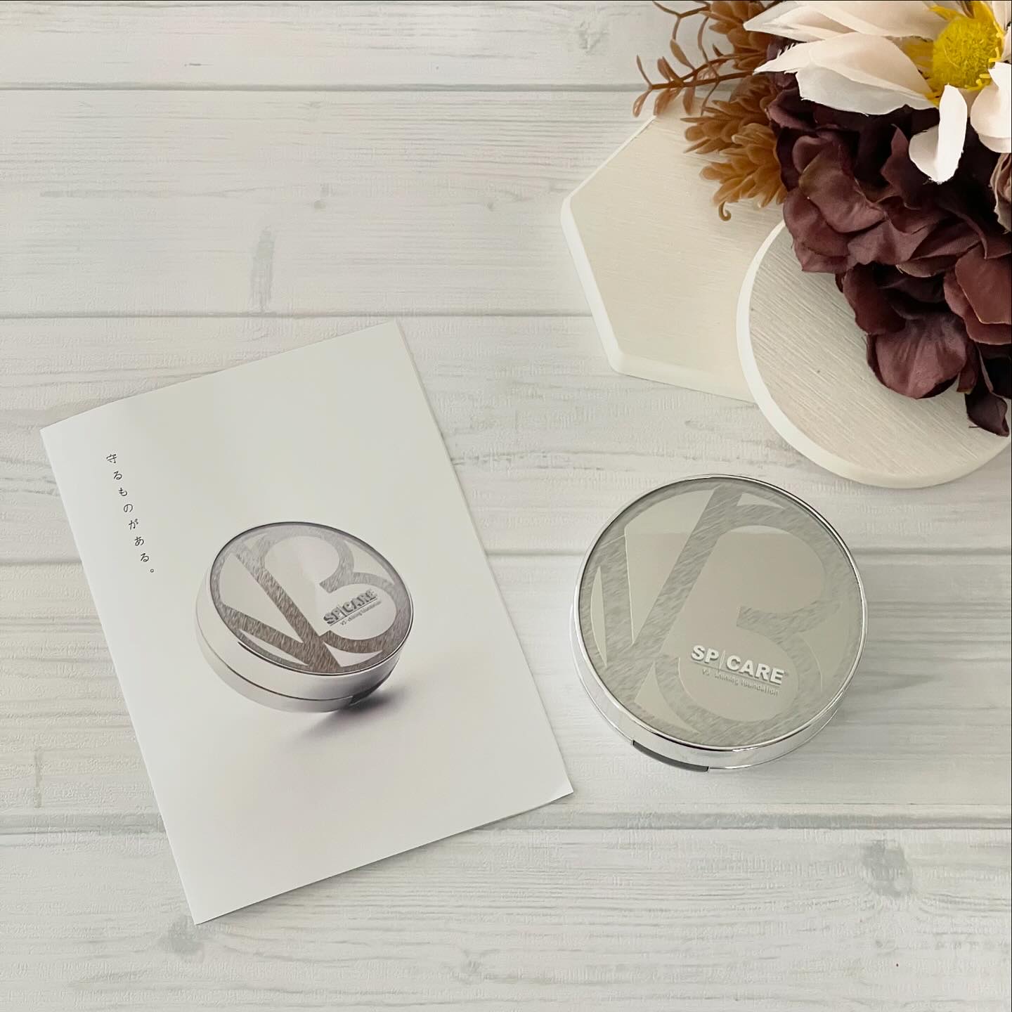 V3シャイニングファンデーション/SPICARE/クッションファンデーションを使ったクチコミ（2枚目）