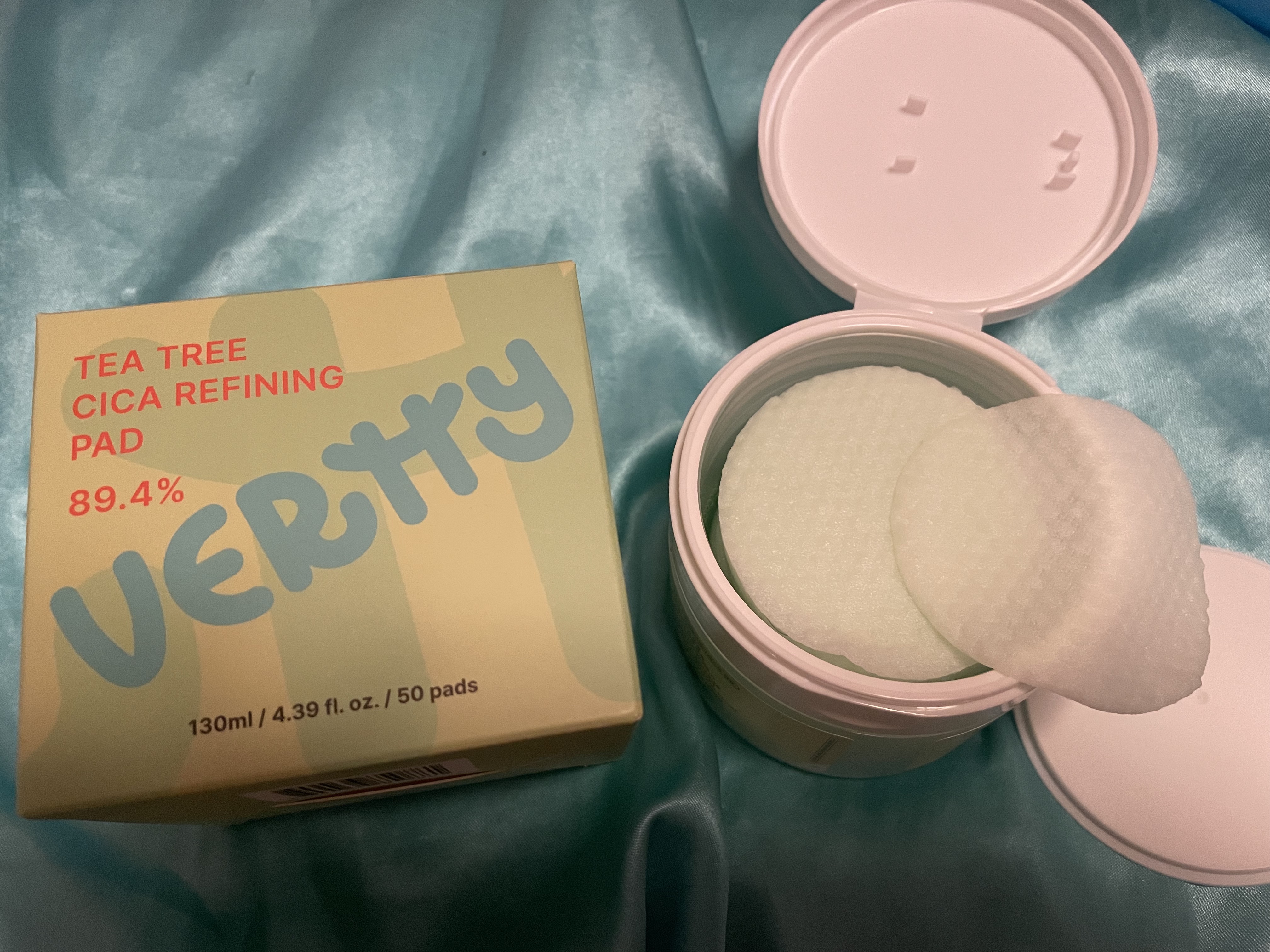ティーツリー シカ89.4% リファイニングパッド/Vertty/トナーパッドを使ったクチコミ（1枚目）