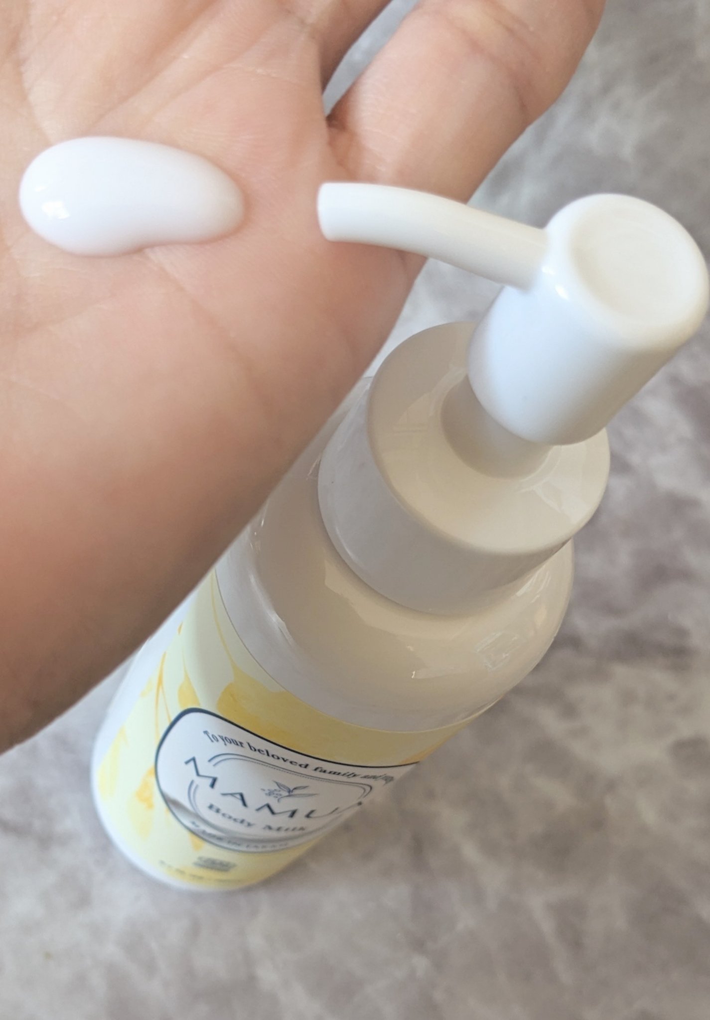 マムアボディミルク/MAMUA/ボディミルクを使ったクチコミ（1枚目）