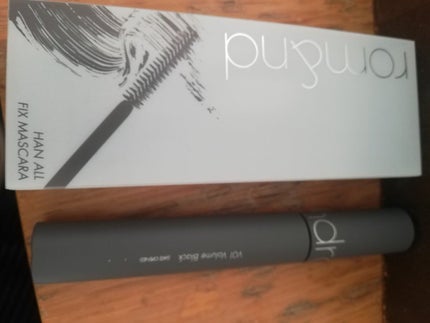 ハンオールフィックスマスカラ/rom&nd/マスカラを使ったクチコミ(1枚目)