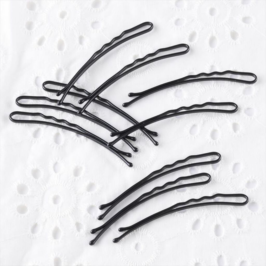 強力アレンジピンM(黒)/貝印/ヘアグッズを使ったクチコミ（1枚目）