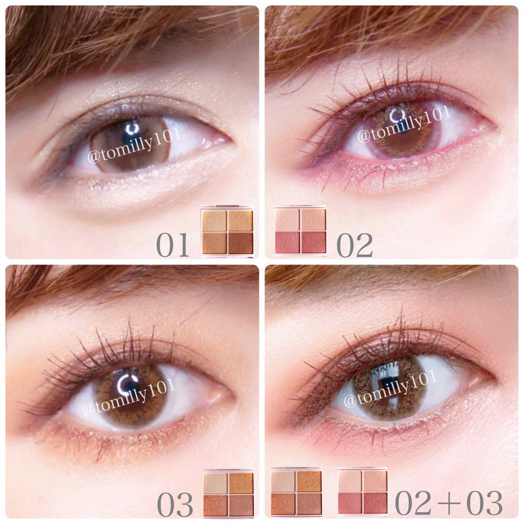 シルキースフレアイズ/キャンメイク/アイシャドウパレットを使ったクチコミ(2枚目)