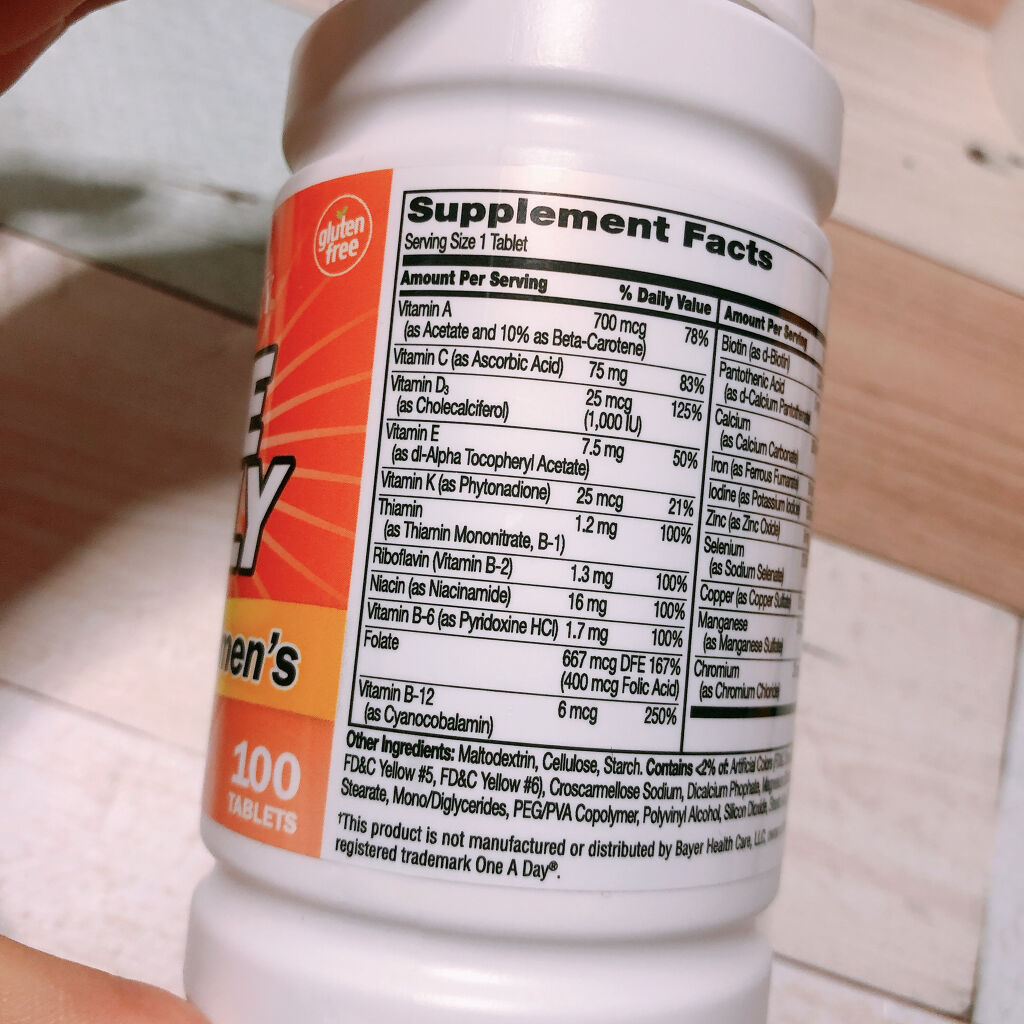 ONE DAILY Women's/21st Century/健康サプリメントを使ったクチコミ（3枚目）