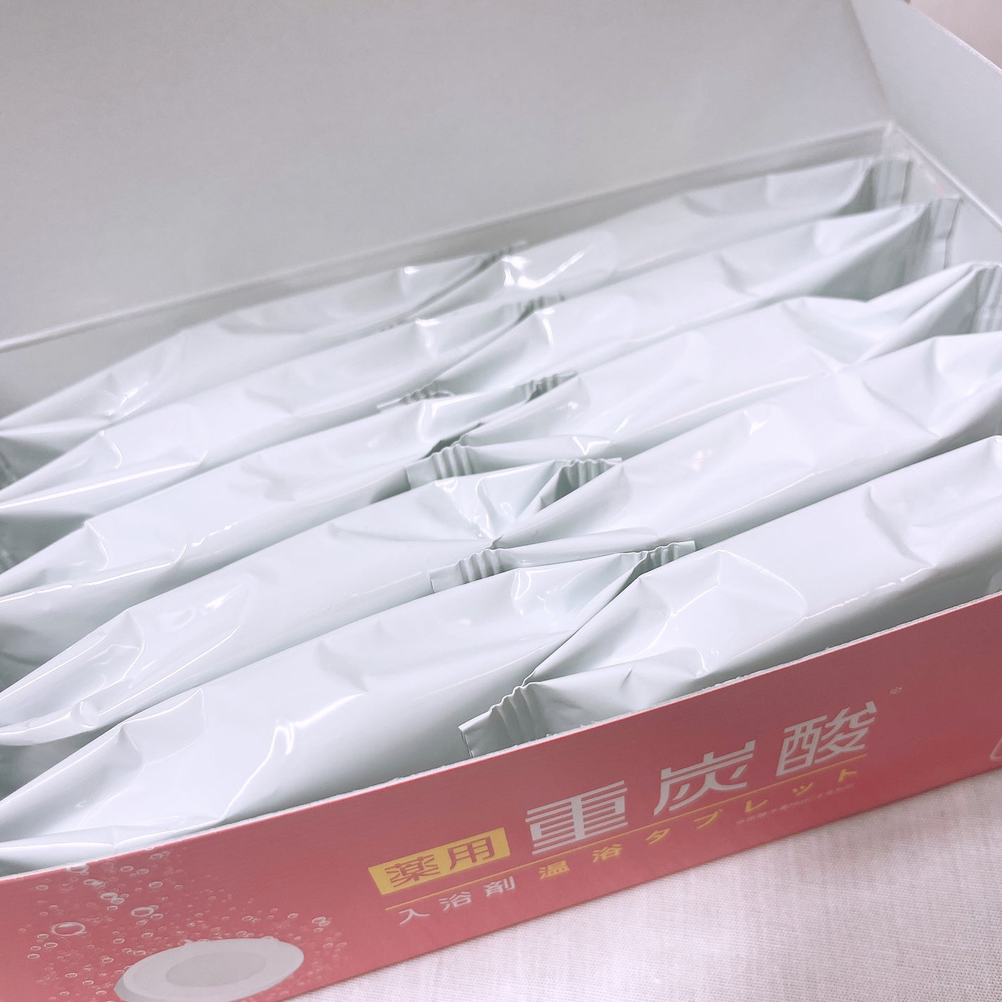 薬用 重炭酸入浴剤 温浴タブレット/AFC/炭酸系入浴剤を使ったクチコミ(3枚目)