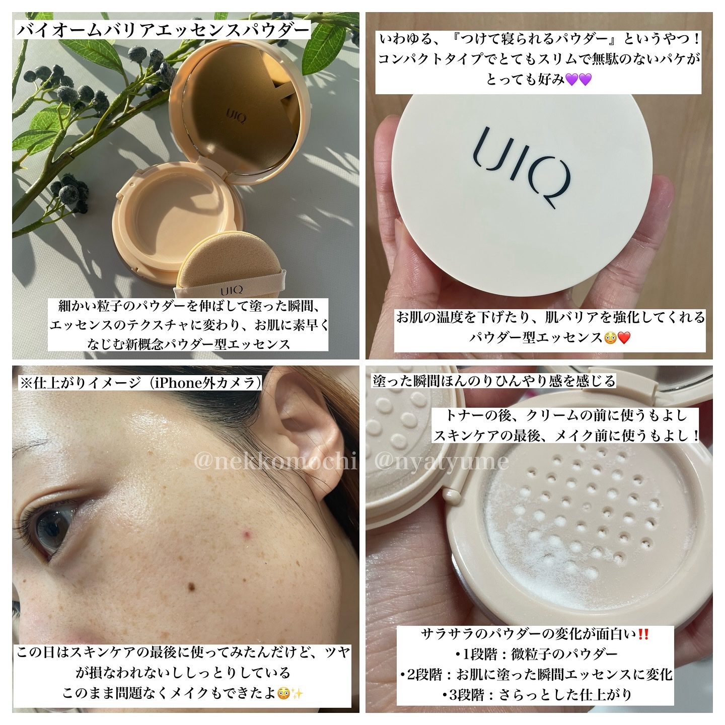 バイオムバリアエッセンスインパウダー/UIQ/ルースパウダーを使ったクチコミ（3枚目）