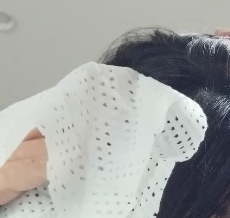 メリット ドライシャンプーシート すっきり爽快タイプ 12枚入り/メリット/ドライシャンプーを使ったクチコミ（3枚目）