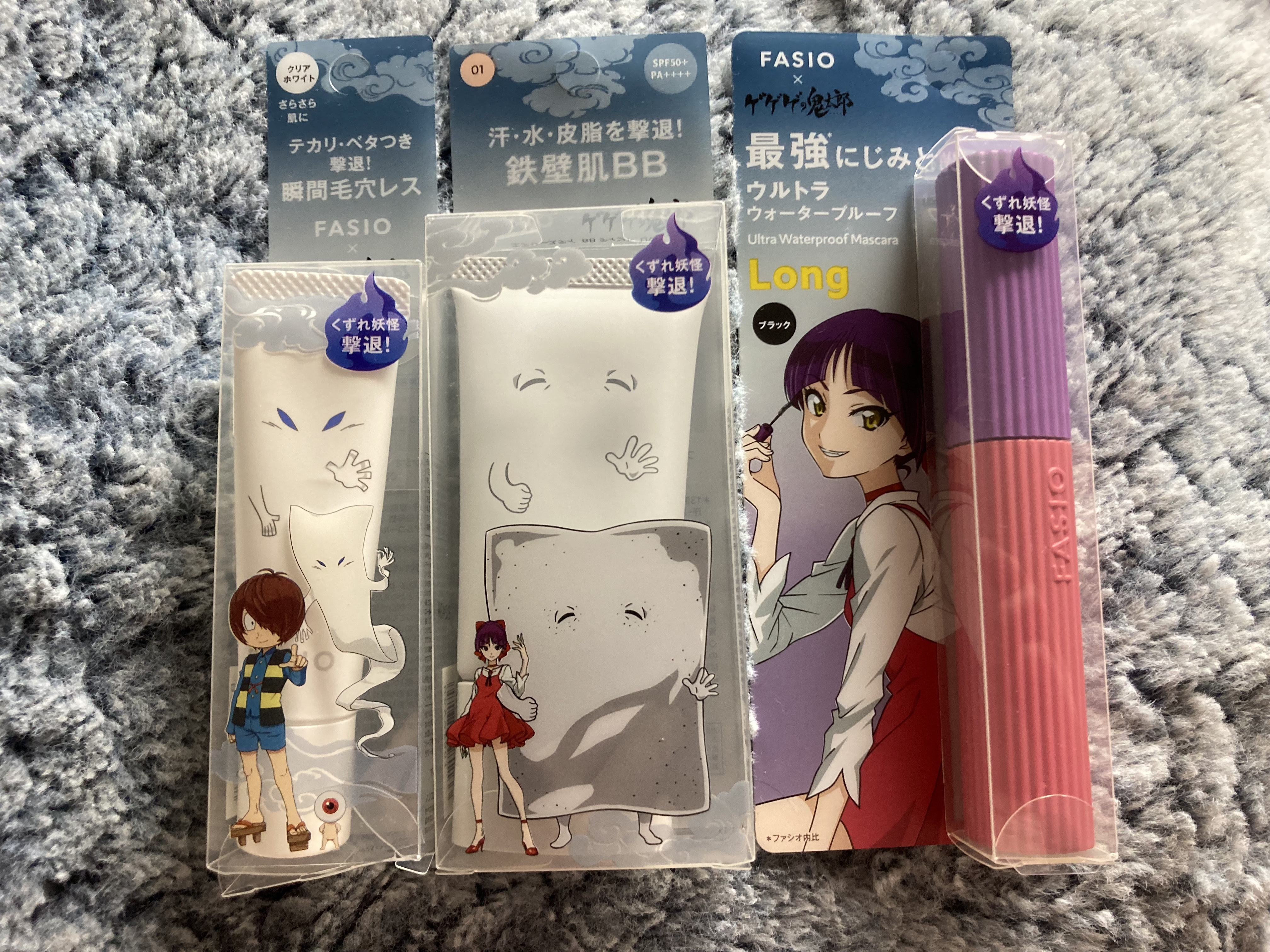 ウルトラ WP マスカラ(ロング) 01 ブラック(ゲゲゲの⻤太郎限定デザイン)/FASIO/マスカラを使ったクチコミ（2枚目）