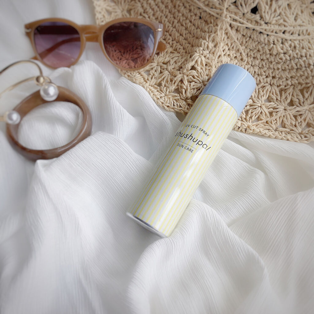 UVカット＆メイクキープスプレー/shushupa!/日焼け止めミスト・スプレーを使ったクチコミ（1枚目）