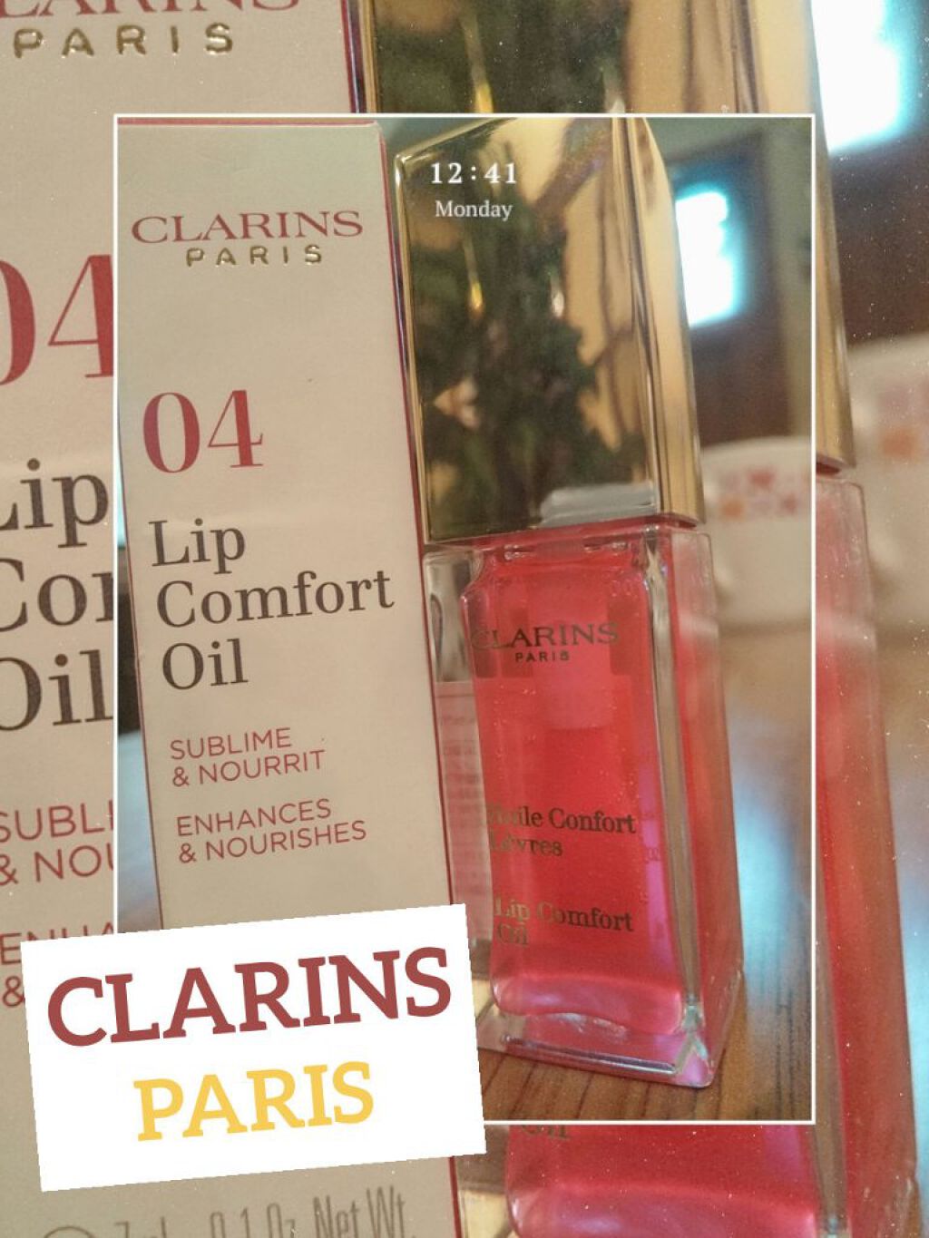 コンフォート リップオイル /CLARINS/リップグロスを使ったクチコミ（1枚目）