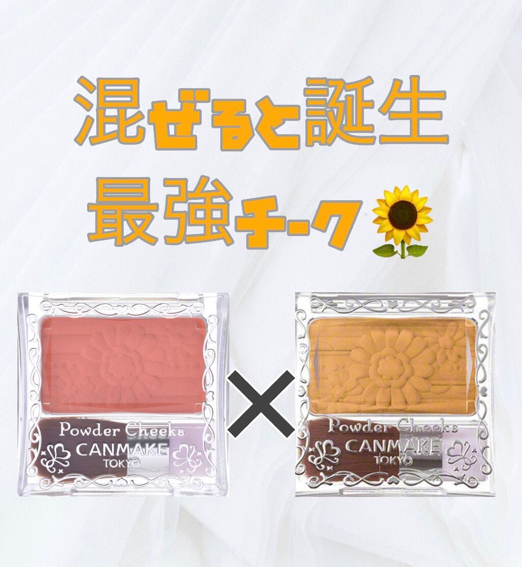 【旧品】パウダーチークス/キャンメイク/パウダーチークを使ったクチコミ(1枚目)