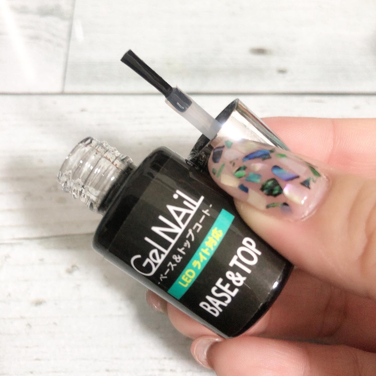 ジェルネイル(ライト対応)/セリア/ジェルネイルを使ったクチコミ(2枚目)