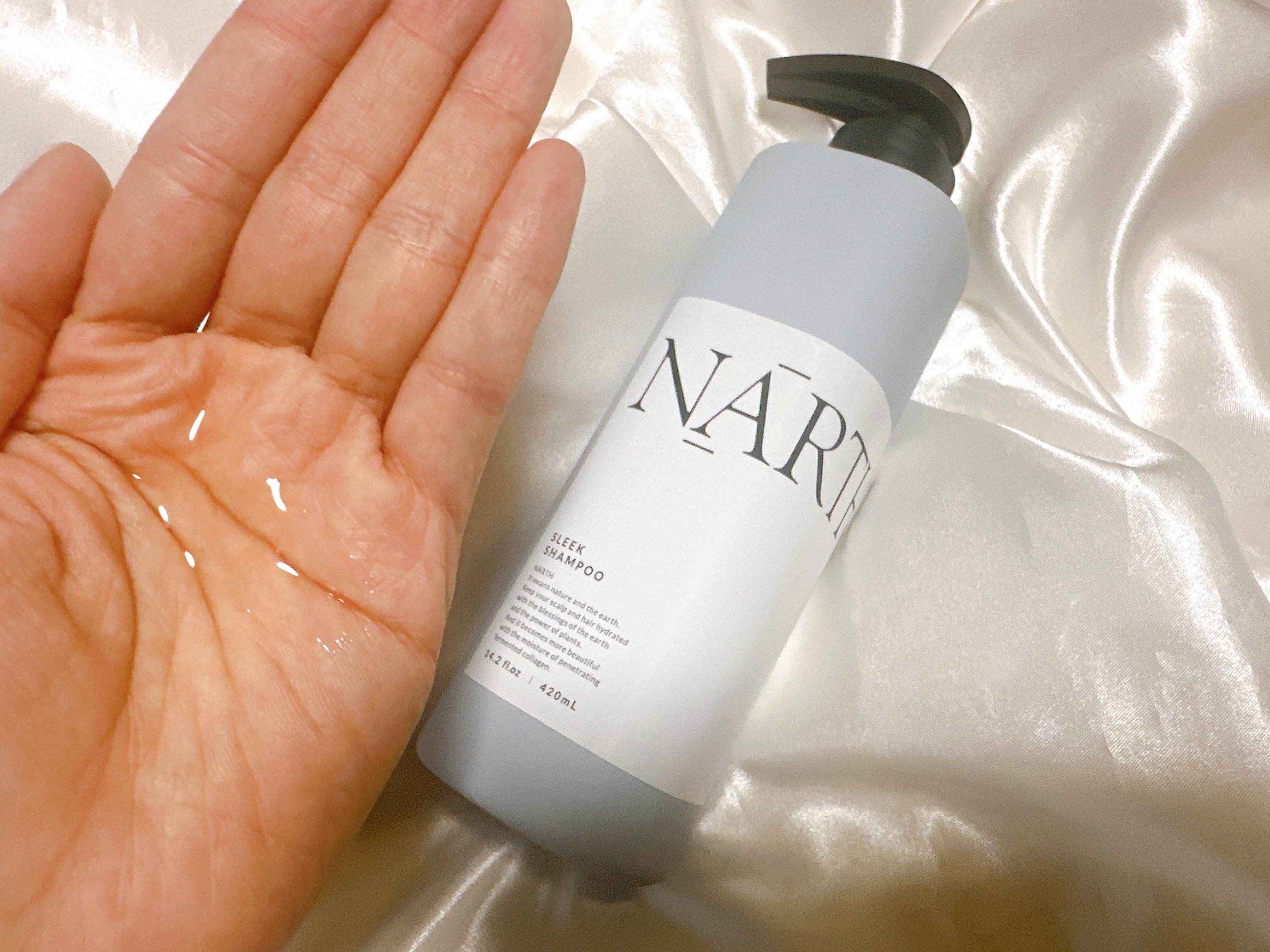 スリーク&リラックスシャンプー／トリートメント/NARTH/市販シャンプーを使ったクチコミ（2枚目）