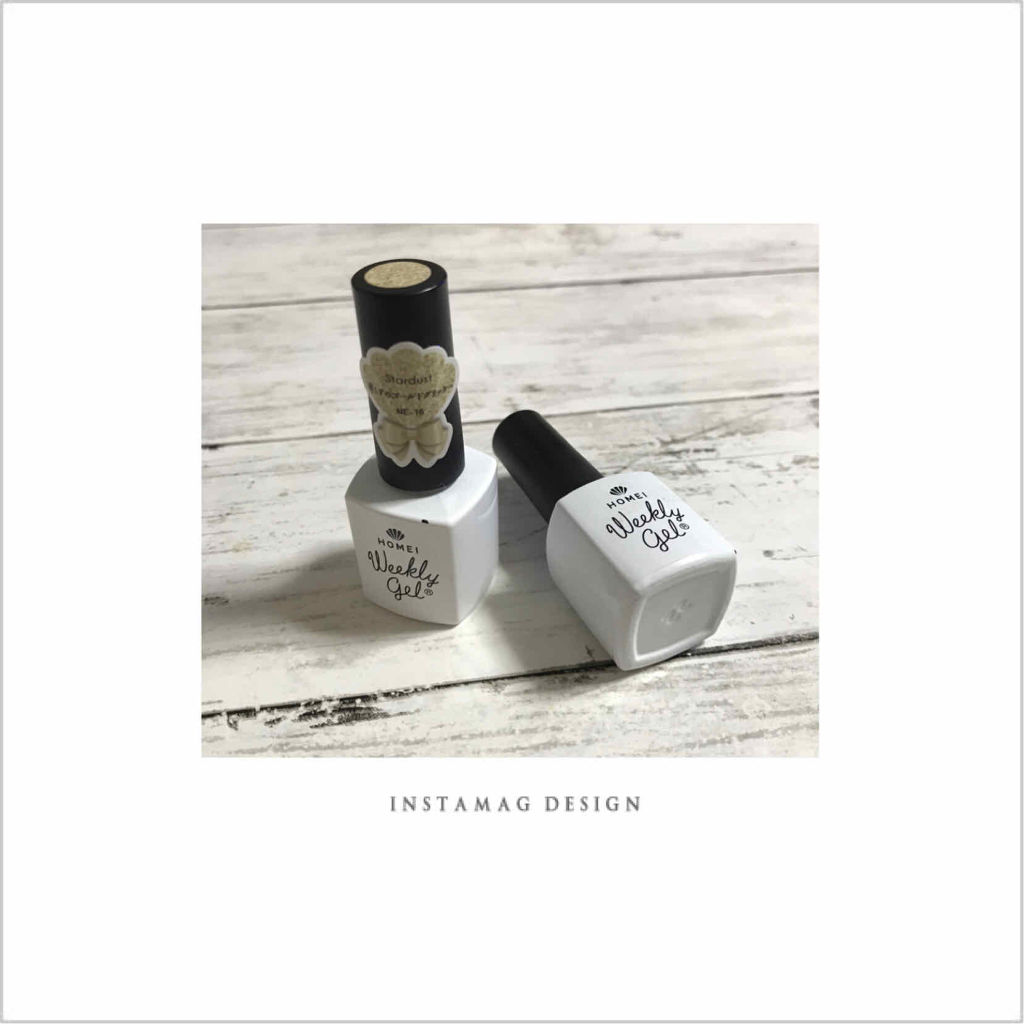 ウィークリージェル NE-16  スターダスト(Stardust) /HOMEI/ジェルネイルを使ったクチコミ（2枚目）