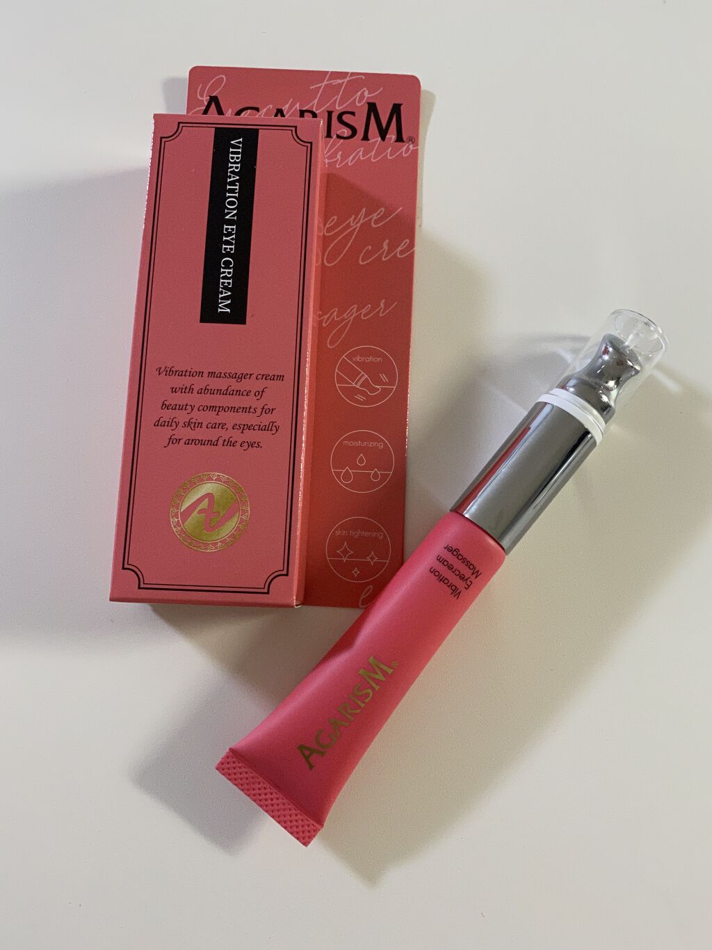 アイキュット マッサージャークリーム/AGARISM/アイケア・アイクリームを使ったクチコミ（1枚目）