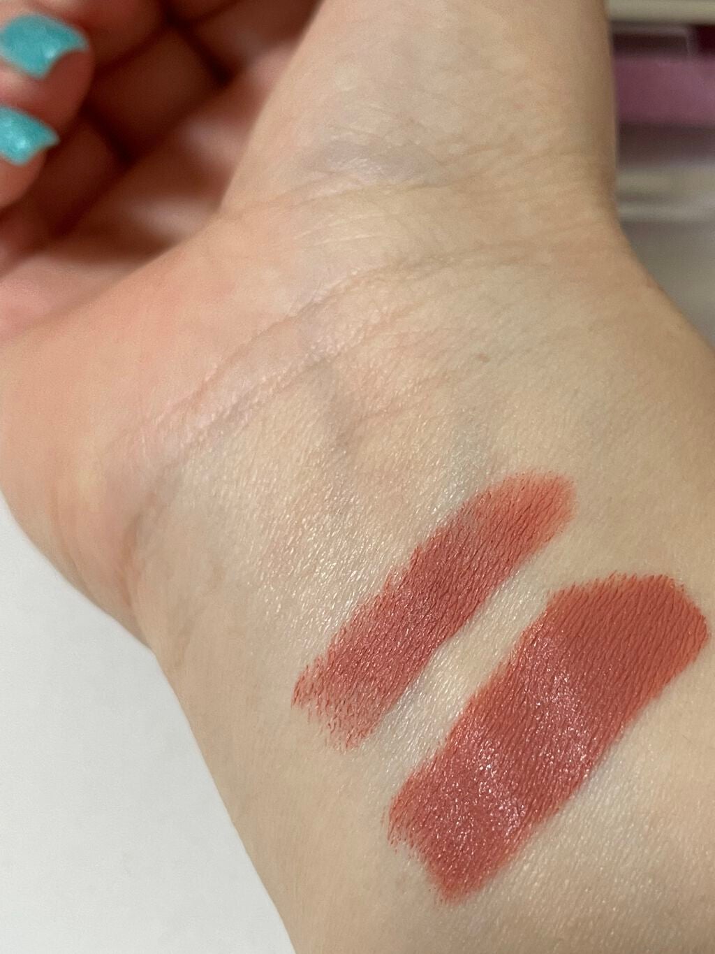 ジューシー マット ロングウェア リップスティック/Too Faced/口紅を使ったクチコミ(5枚目)