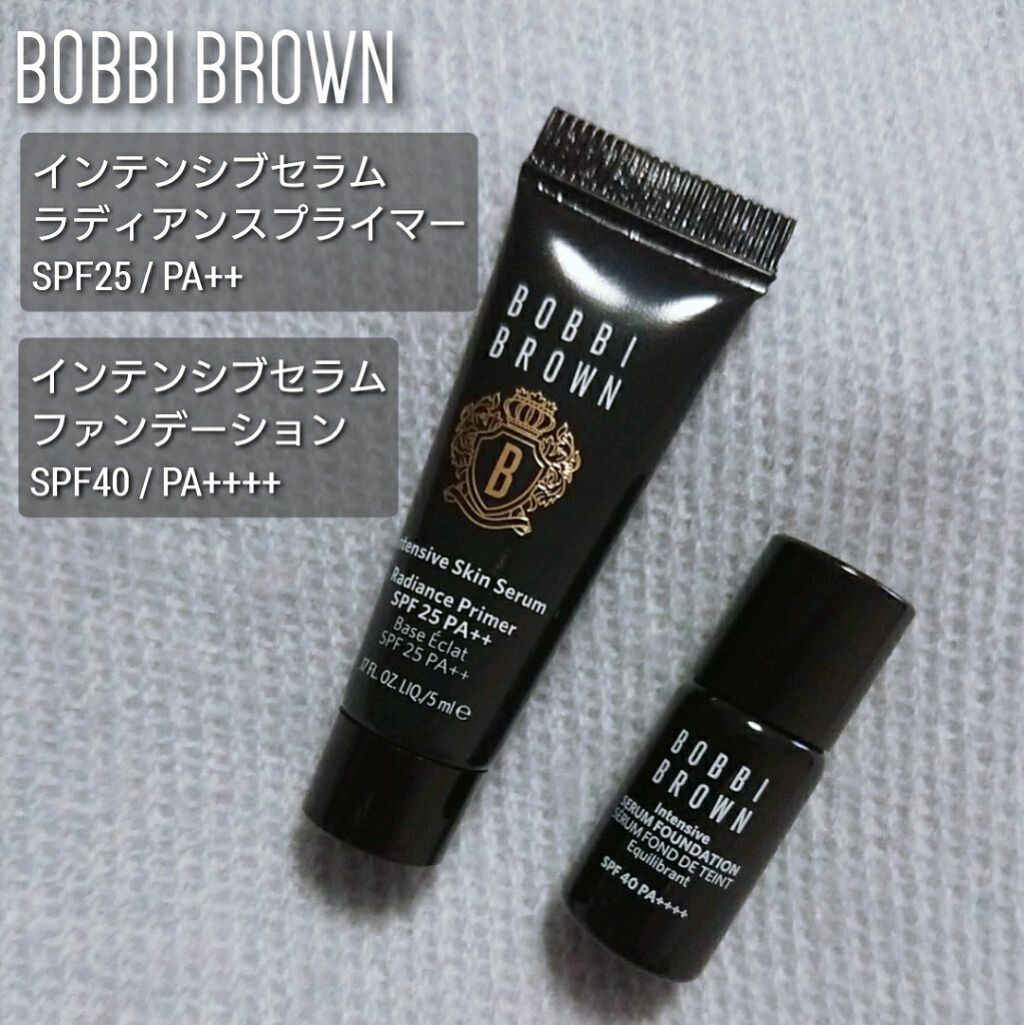 インテンシブ セラム ファンデーション/BOBBI BROWN/リキッドファンデーションを使ったクチコミ(1枚目)