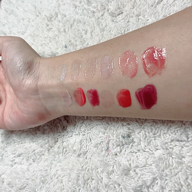 ソフトカラーリングリップパレット/wakemake/口紅を使ったクチコミ（3枚目）