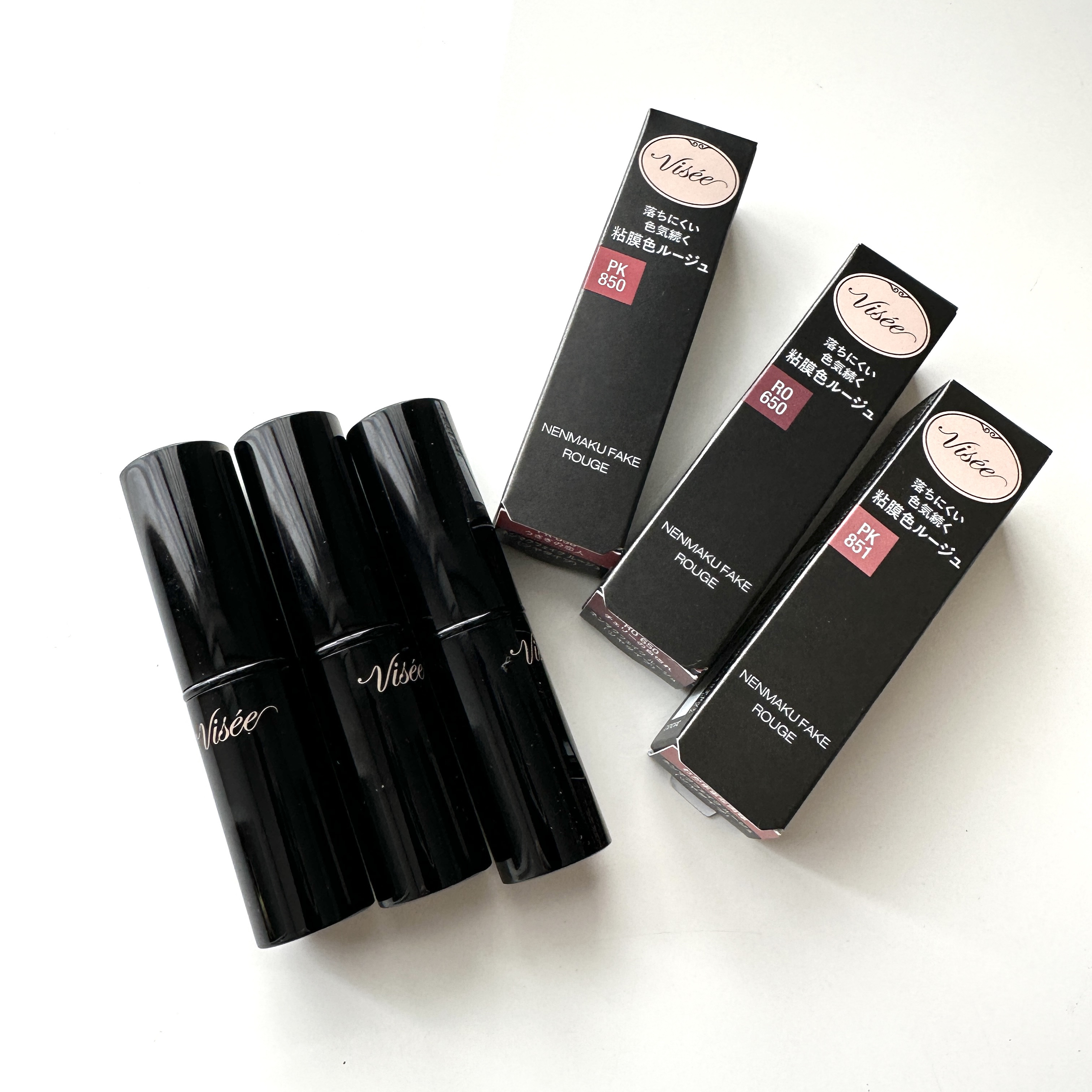 ネンマクフェイク ルージュ/Visée/口紅を使ったクチコミ（3枚目）
