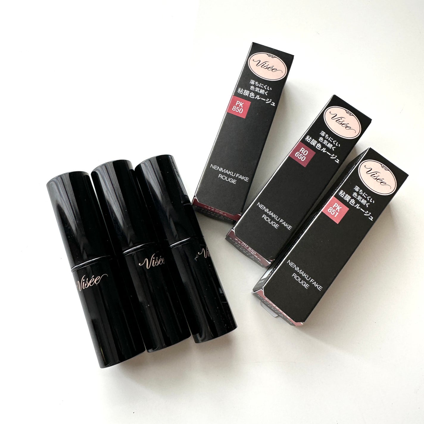 ネンマクフェイク ルージュ/Visée/口紅を使ったクチコミ(3枚目)