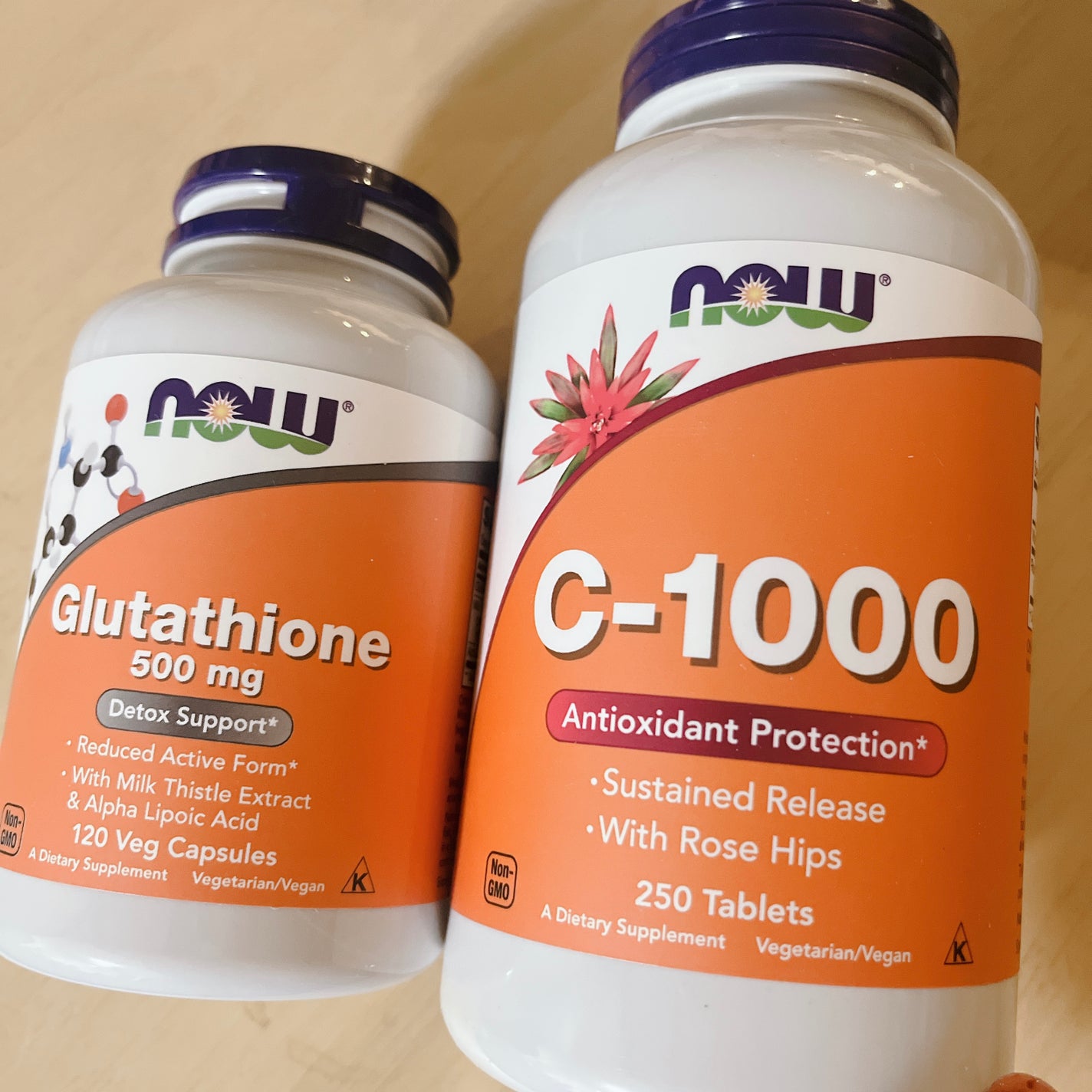 ビタミンC-1000 ローズヒップ タイムリリース/Now Foods/健康サプリメントを使ったクチコミ(1枚目)