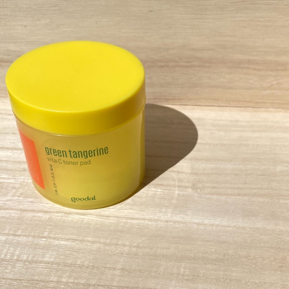 グリーンタンジェリン ビタCダークスポットケアパッド 100枚/goodal/トナーパッドを使ったクチコミ（1枚目）